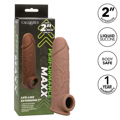 CalExotics Performance Maxx Life-Like Extension 7" Brown