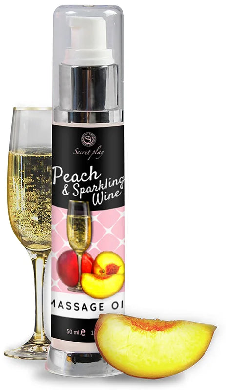 Secret play Peach & Sparkling Wine massage oil 50 ml