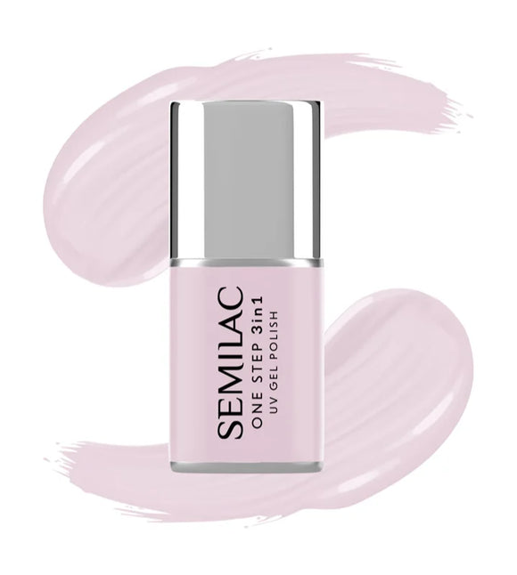 Semilac One Step Hybrid 3in1 shade S253 Natural Pink 7 ml