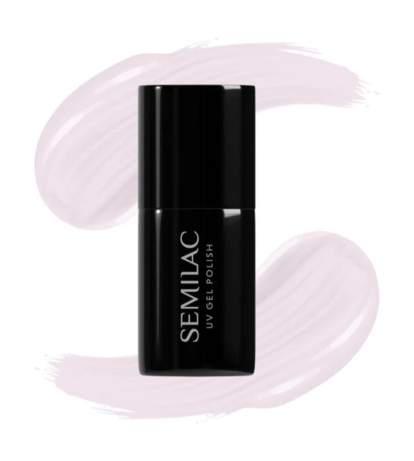 Semilac UV Hybrid Closer Again gel nail polish shade 385 Pastel Pink Sky 7 ml