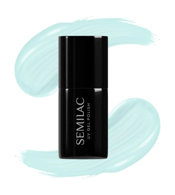 Semilac UV Hybrid Closer Again gel nail polish shade 387 Mint Refresh 7 ml