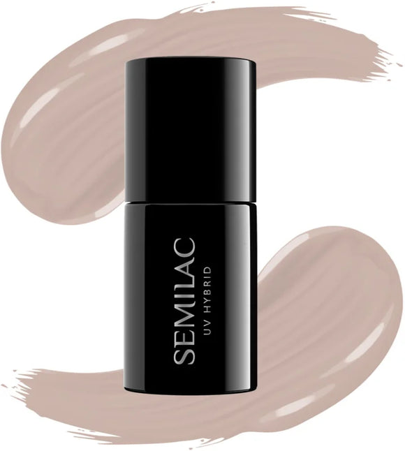 Semilac UV Hybrid Endless Summer gel nail polish shade 370 Sandy Beige 7 ml