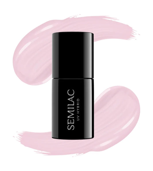 Semilac UV Hybrid Extend 5in1 gel nail polish shade Tender Pink 7 ml