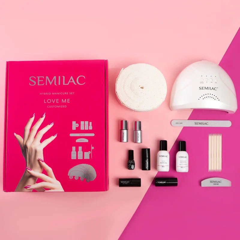 Semilac UV Hybrid Manicure Set Love Me