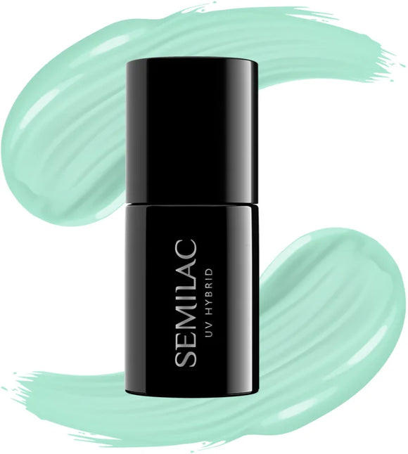 Semilac UV Hybrid Ocean Dream gel nail polish shade 022 Mint 7 ml
