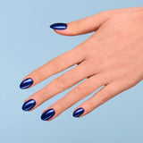 Semilac UV Hybrid Ocean Dream gel nail polish shade 087 Glitter Indigo 7 ml