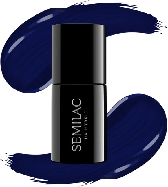 Semilac UV Hybrid Ocean Dream gel nail polish shade 088 Blue Ink 7 ml