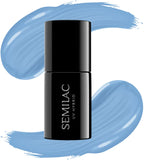 Semilac UV Hybrid Ocean Dream gel nail polish shade 084 Denim Blue 7 ml