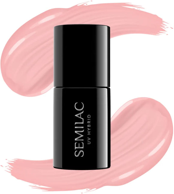 Semilac UV Hybrid Sweets & Love gel nail polish shade 130 Sleeping Beuty 7 ml