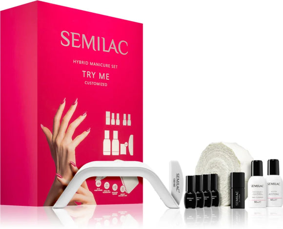 Semilac UV Hybrid Manicure Set Try Me