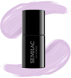 Semilac UV Hybrid Unique gel nail polish shade 145 Lila Story 7 ml