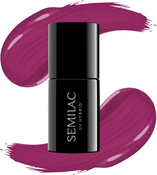 Semilac UV Hybrid Unique gel nail polish shade 123 Szeherezada 7 ml