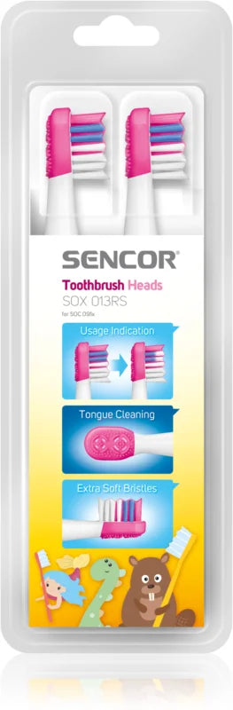 Sencor SOX 013RS toothbrush heads Pink 2 pcs