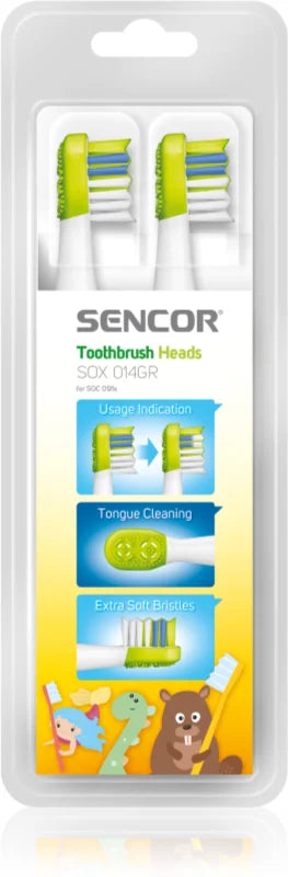 Sencor SOX 013RS toothbrush heads Yellow 2 pcs