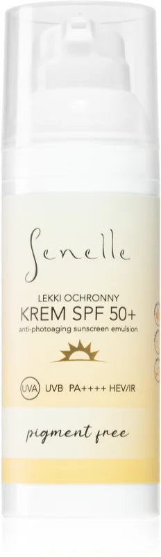 Senelle Cosmetics Light Protective Cream Pigment Free SPF 50+; 50 ml