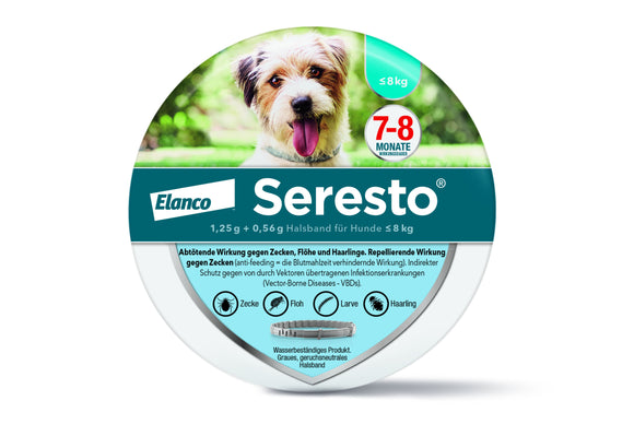 SERESTO COLLAR FOR DOGS LESS THAN 8KG