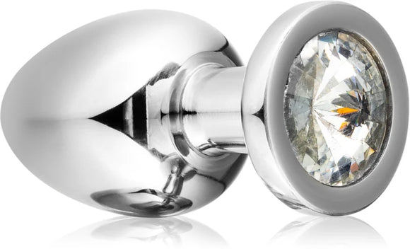 Sextreme Diamond Butt Plug S Silver 6 cm