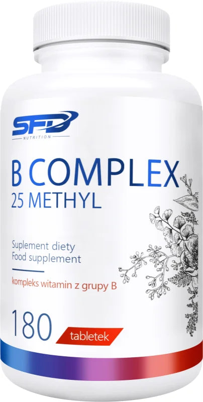 SFD Nutrition B Complex 25 Methyl 180 tablets