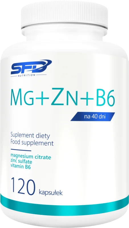 SFD Nutrition Mg + Zn + B6 - 120 capsules