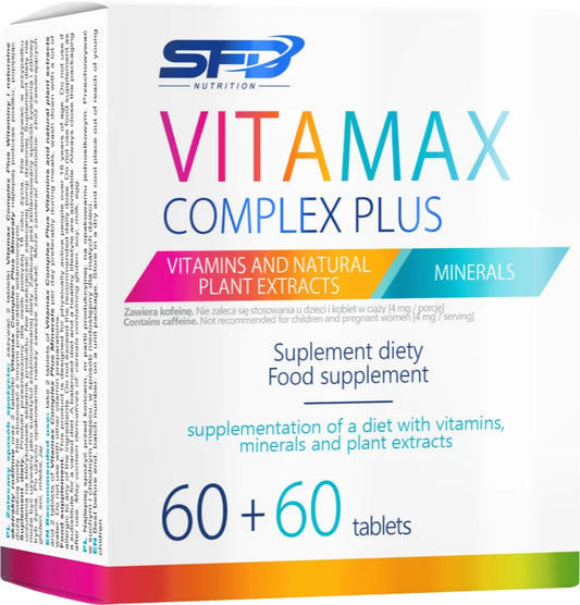 SFD Nutrition VitaMax Complex Plus 120 tablets