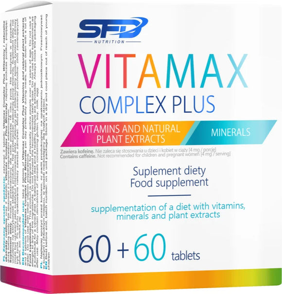 SFD Nutrition VitaMax Complex Plus 120 tablets