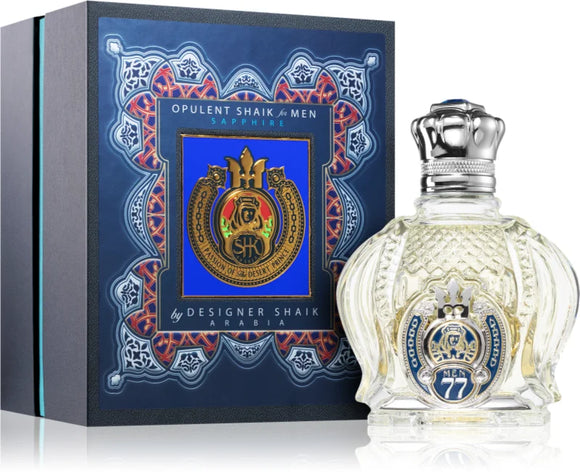 Opulent Shaik for Men Blue No.77 Eau De Parfum 100 ml
