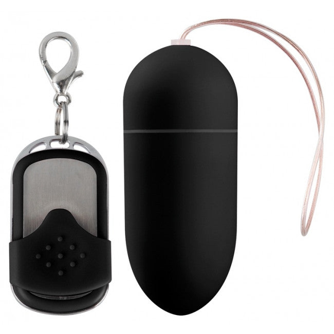 Shots Toys 10 Speed Remote Vibrating Egg Big Black