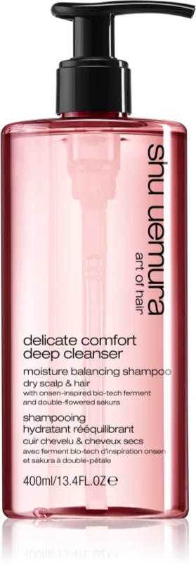 Shu Uemura Delicate Comfort Deep Cleanser moisturizing shampoo 400 ml