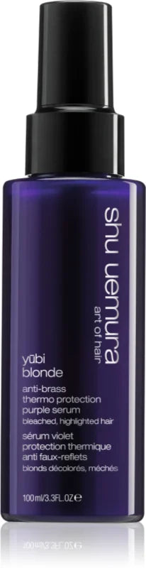 Shu Uemura Yūbi Blonde Anti-brass Thermo protection Purple Serum 100 ml