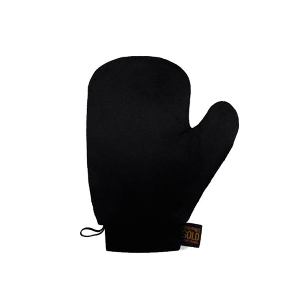 Dripping Gold Velvet Tanning Mitt