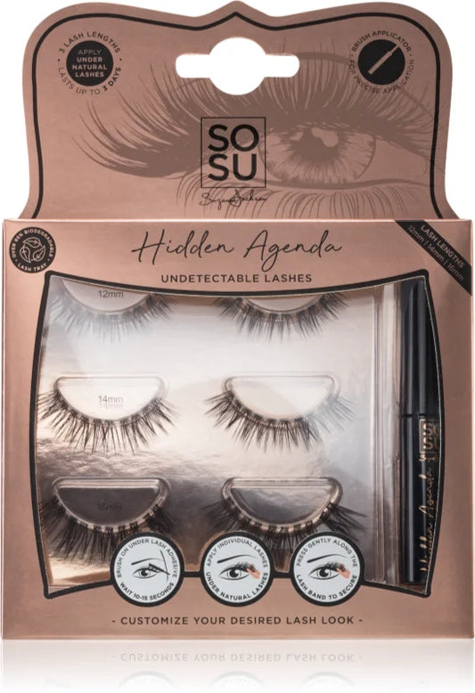 SOSU Cosmetics Hidden Agenda Undetectable Lashes