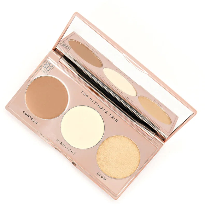 SOSU Cosmetics The Ultimate Trio bronzer and highlighter