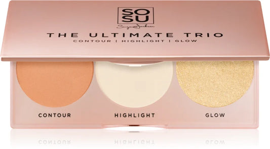 SOSU Cosmetics The Ultimate Trio bronzer and highlighter