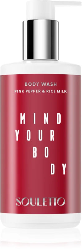 Souletto Pink Pepper & Rice Milk Body Wash 300 ml