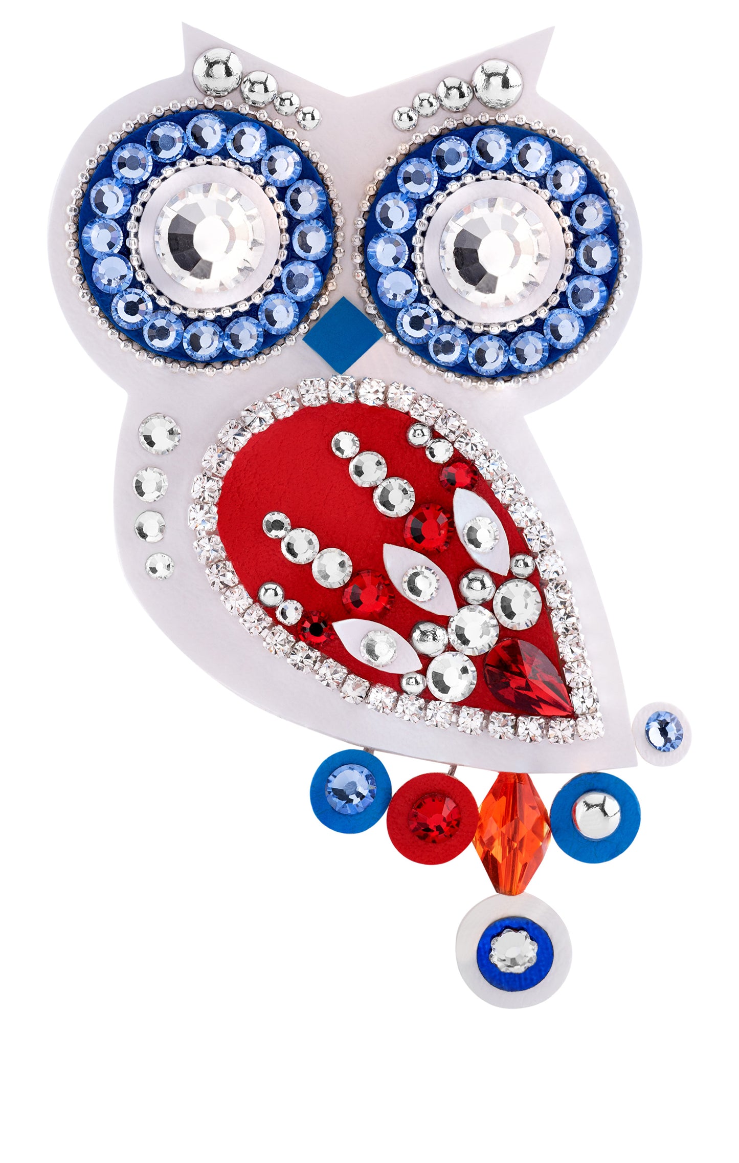 Owls Stylish medium owl brooch - Original Czech Fashion Accessories