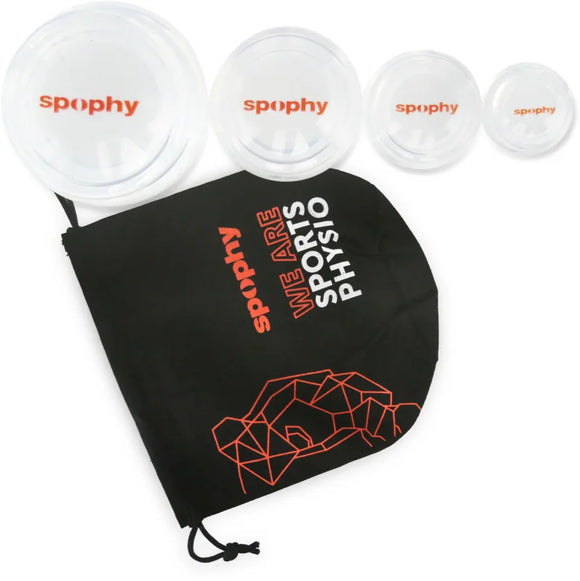 Spophy Cupping Set set of silicone flasks 4 pcs