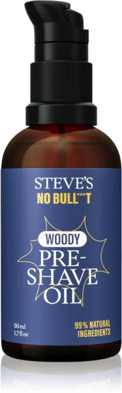 Steve's No Bull***t Woody Pre-Shave Oil 50 ml