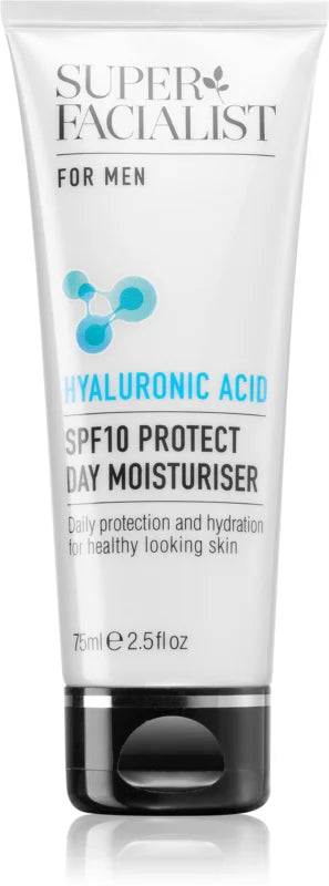 Super Facialist For Men Hyaluronic Acid daily moisturizing cream SPF 10 - 75 ml