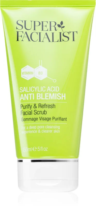 Super Facialist Salicylic Acid Anti Blemish Facial Scrub 150 ml