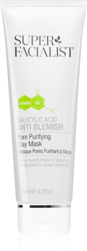 Super Facialist Salicylic Acid Anti Blemish clay mask 125 ml