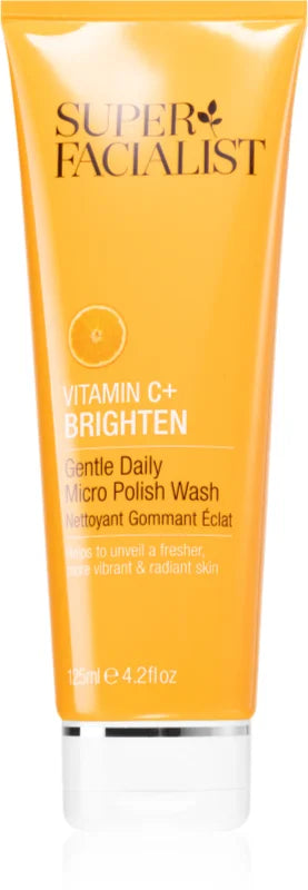 Super Facialist Vitamin C+ Brighten Gentle Daily Micro Polish Wash 125 ml