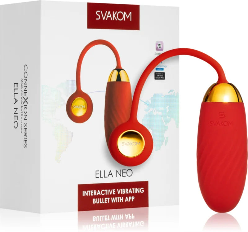 Svakom Ella Neo Interactive Vibrating Bullet with app 8.5 cm My Dr. XM Svakom Ella Neo Interactive Vibrating Bullet with app 8.5 cm My Dr. XM