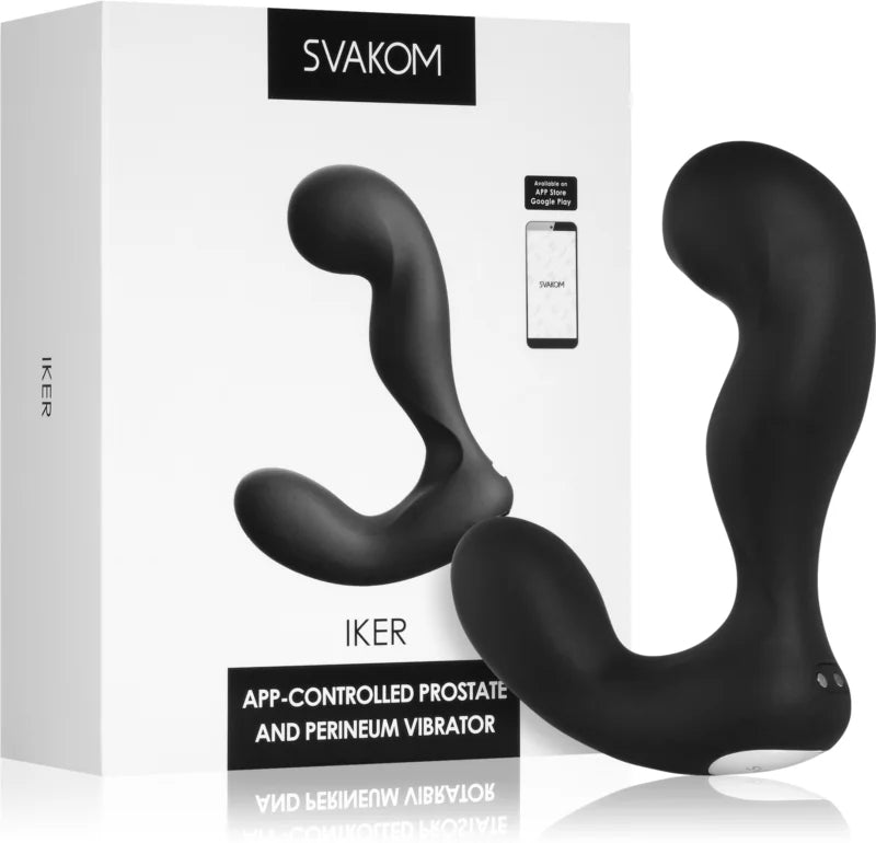 Svakom Iker App-controlled prostate and perineum vibrator 13.3 cm