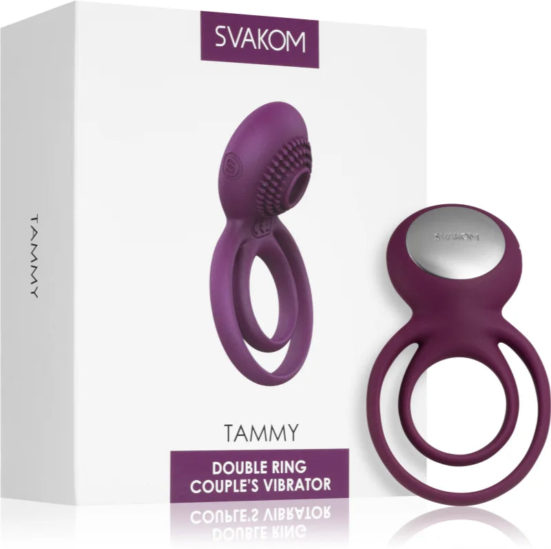Svakom Tammy Double Ring Couple's vibrator Purple 9.5 cm My Dr. XM Svakom Tammy Double Ring Couple's vibrator Purple 9.5 cm My Dr. XM