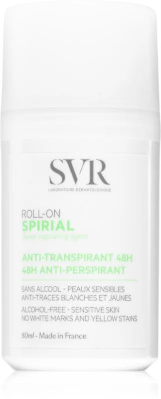 SVR Xérial 40 antiperspirant Roll on deodorant 50 ml