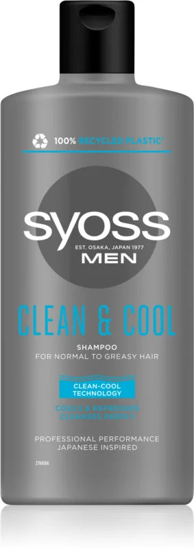 Syoss Men Clean & Cool shampoo 440 ml