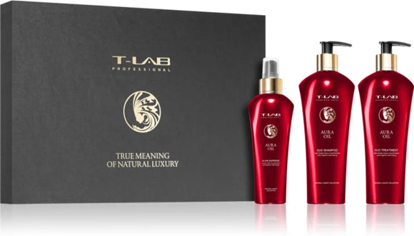 T-LAB Professional Aura Oil Hair Care gift set
