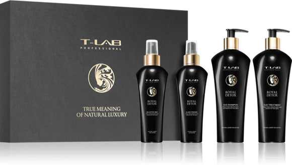 T-LAB Professional Royal Detox Hair Care gift set