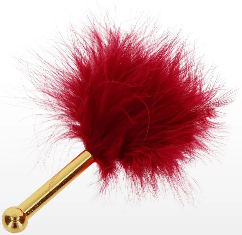 Taboom Bondage in Luxury feather irritant red 20 cm