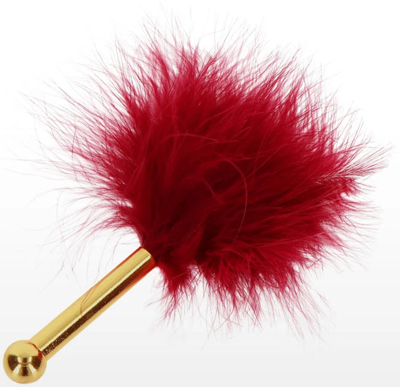 Taboom Bondage in Luxury feather irritant red 20 cm
